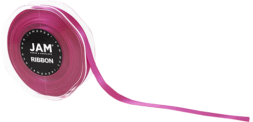 Hot Pink Satin 3/8 Inch x 25 Yards Ribbon