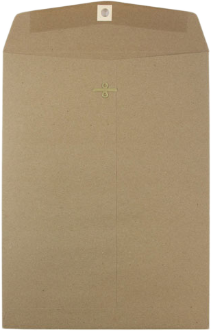 Grocery Bag 28lb 9 x 12 Open End Envelopes with Clasp