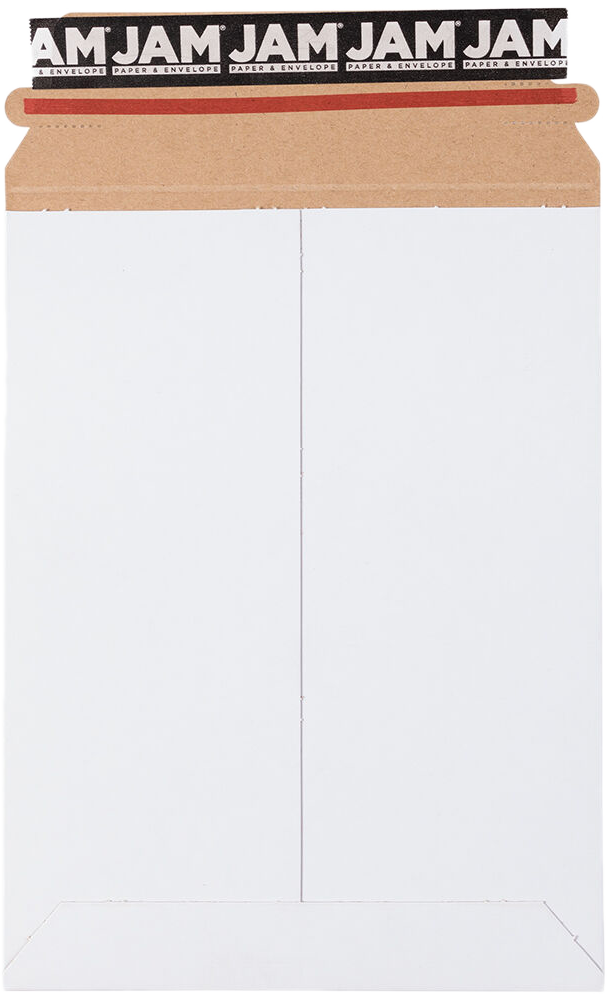 White 130lb 6 x 8 Photo Mailer Envelopes with Peel & Seal