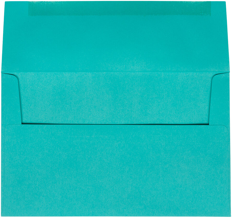Sea Blue 24lb A10 Invitation Envelopes (6 x 9 1/2)