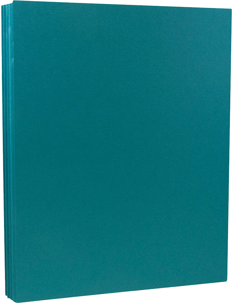 Teal 100lb 8 1/2 x 11 Cardstock