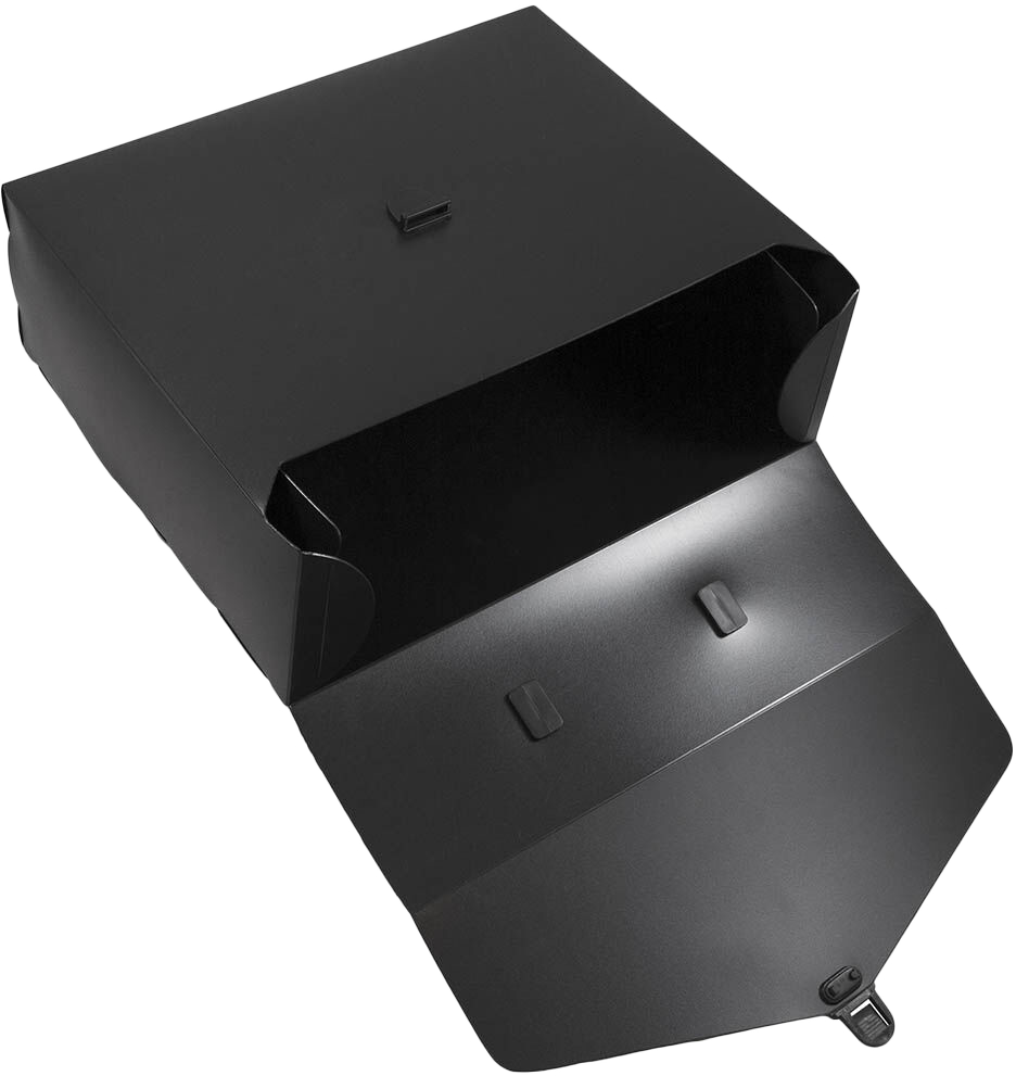Black 10 x 12 x 4 Plastic Carry Cases