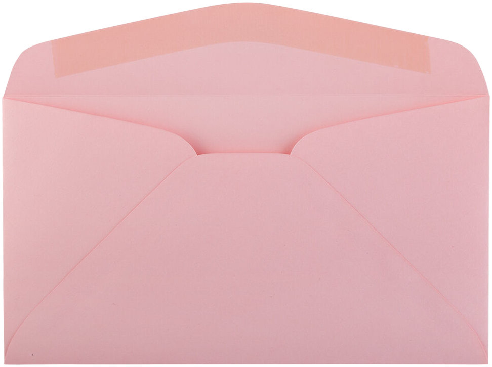 Pastel Pink 24lb #6 3/4 Regular Envelopes (3 5/8 x 6 1/2)