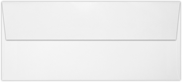White 24lb #9 Slimline Square Flap Envelopes (3 7/8 x 8 7/8)