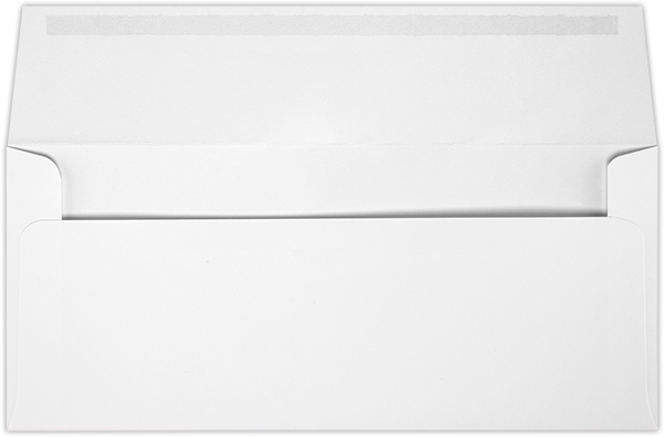 White 24lb #9 Slimline Square Flap Envelopes (3 7/8 x 8 7/8)