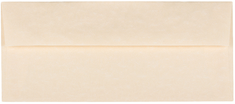 Natural Parchment 24lb #10 Square Flap (4 1/8 x 9 1/2)