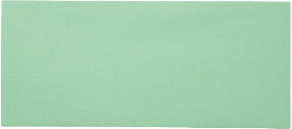 Pastel Green 24lb #9 Regular Envelopes (3 7/8 x 8 7/8)