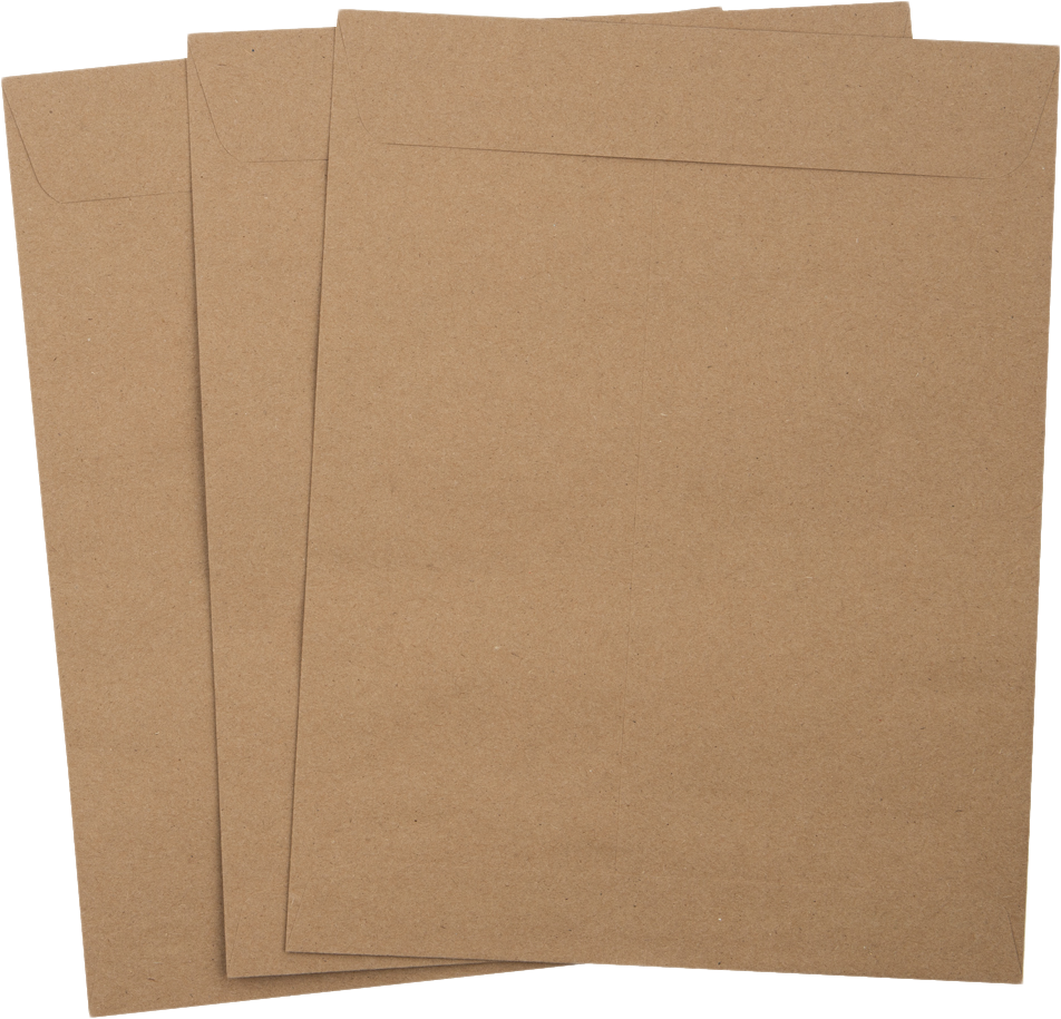 Grocery Bag 28lb 8 3/4 x 11 1/4 Open End Envelopes with Peel & Seal
