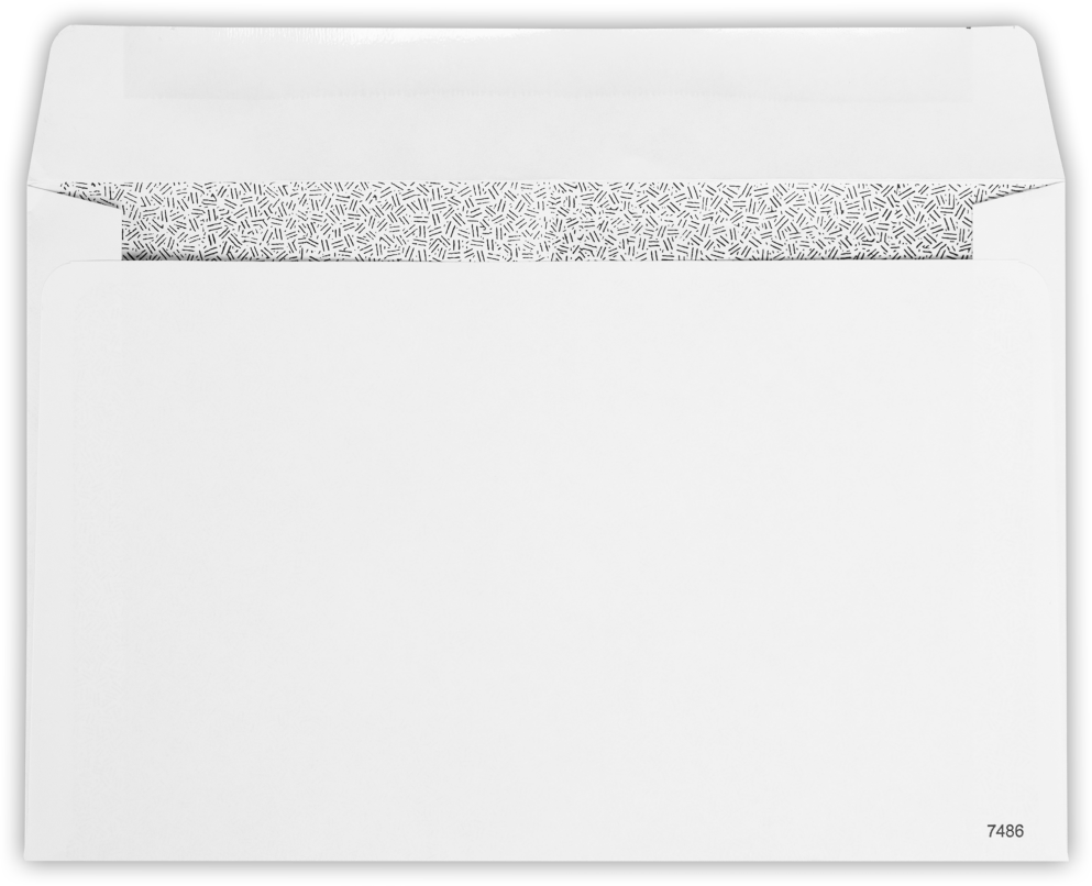 White with Security Tint 24lb W-2 /1099 Double Window Envelopes (5 3/4 x 8 7/8)