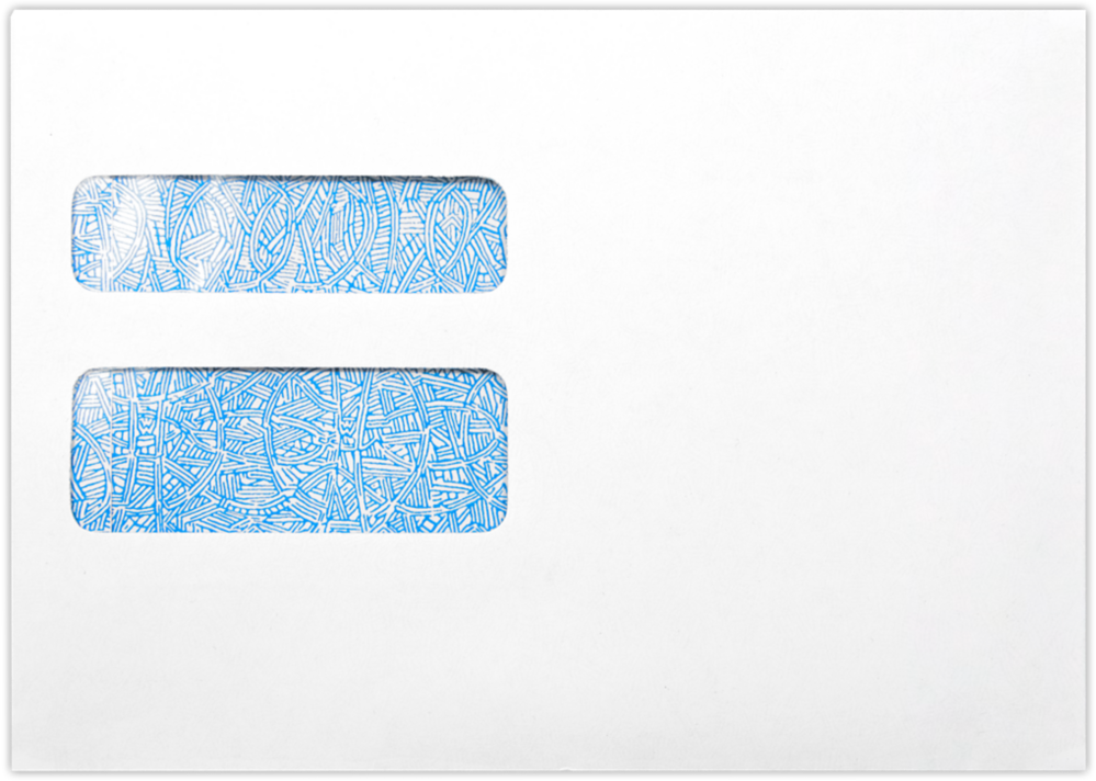 White 24lb W-2 /1099 Double Window Envelopes (5 3/4 x 8)