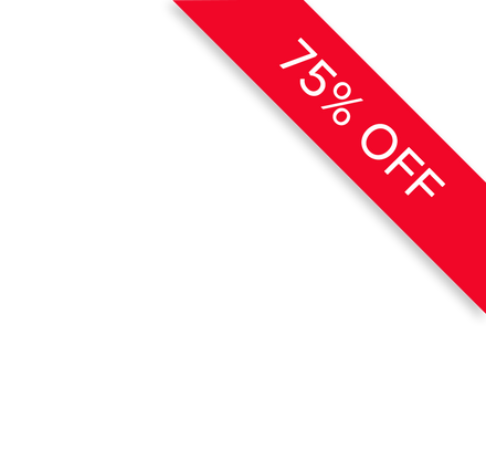 75% off