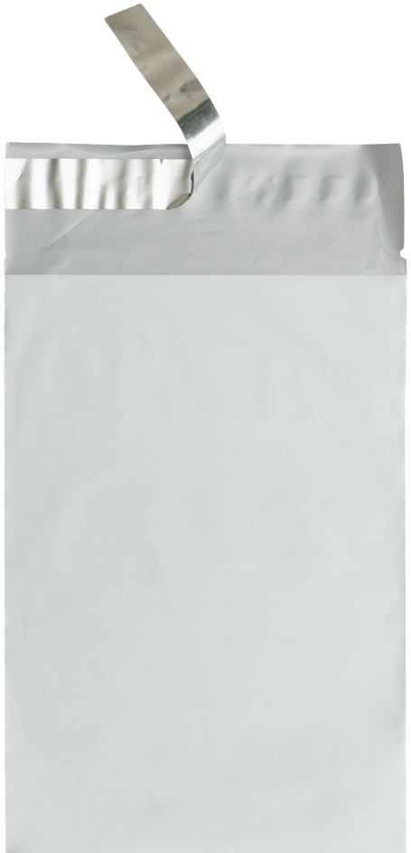 White 14lb 6 x 9 Poly Mailer Poly with Peel & Seal