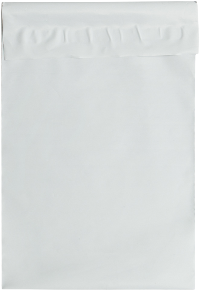 White 14lb 6 x 9 Poly Mailer Poly with Peel & Seal
