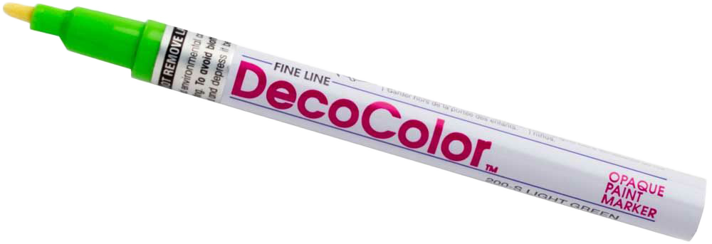 Light Green Fine Line Opaque Paint Markers