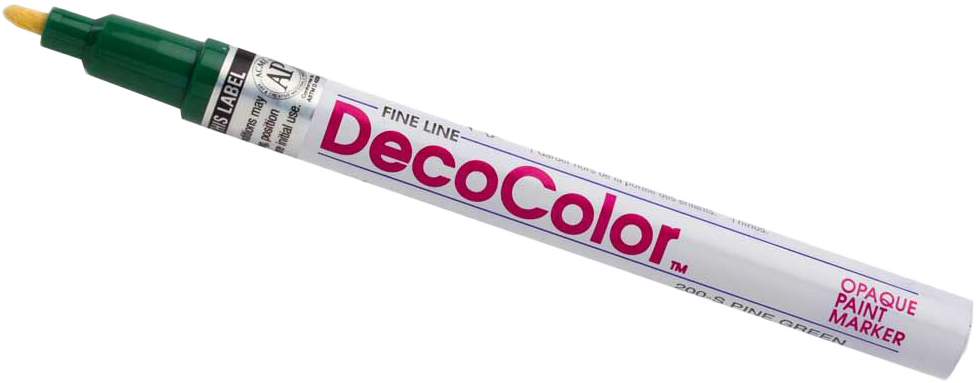Pine Green Fine Line Opaque Paint Markers
