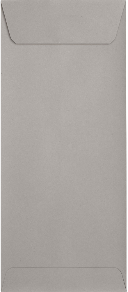 Pastel Gray 24lb #10 Policy Envelopes (4 1/8 x 9 1/2) with Peel & Seal