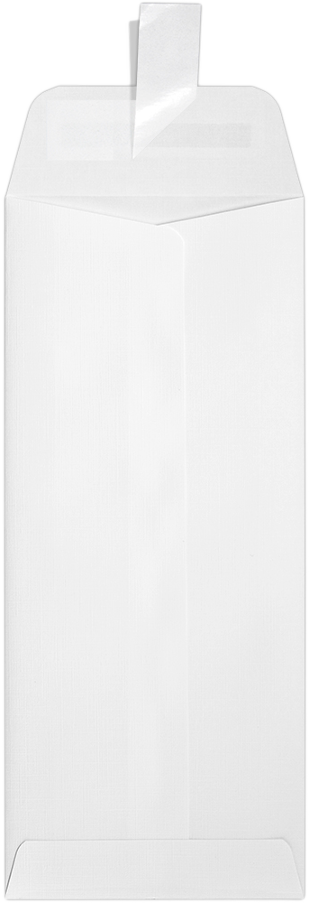 White Linen 32lb #10 Policy Envelopes (4 1/8 x 9 1/2) with Peel & Seal