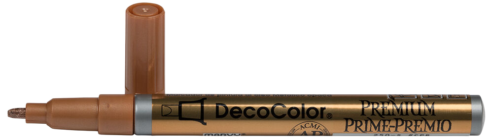 Copper Opaque Leafing Tip Paint Markers