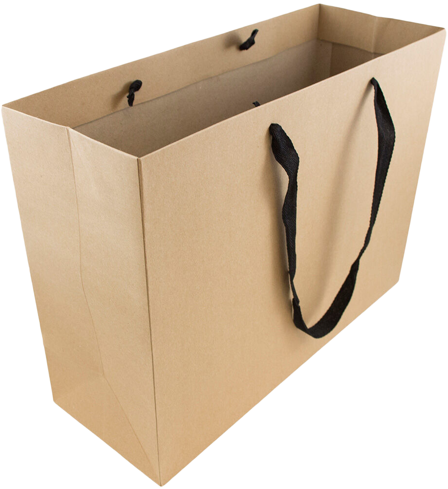 Brown Kraft Recycled X-Large Matte Heavy Duty Gift Bags (16 x 12 x 6)