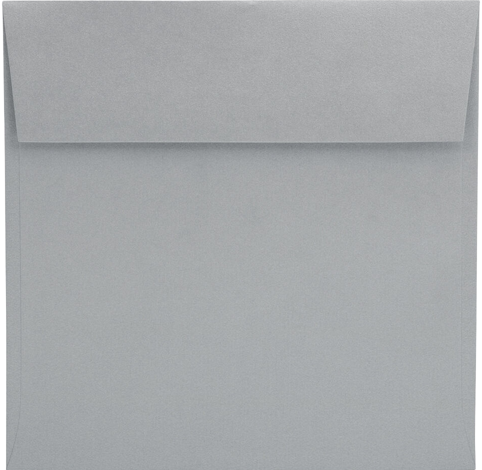 Silver Metallic 32lb 7 1/2 x 7 1/2 Square Envelopes