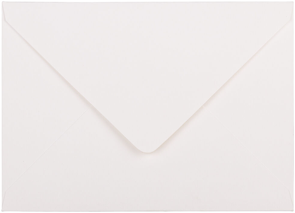 White Laid 80lb A7 V Flap Envelopes (5 1/4 x 7 1/4)