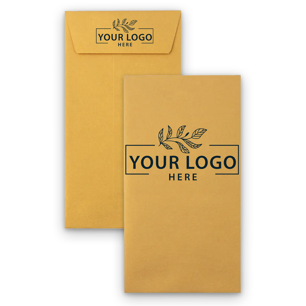 Gold Metallic 32lb #7 Coin Envelopes (3 1/2 x 6 1/2) with Peel & Seal