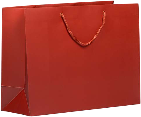 Dark Red X-Large Matte Gift Bags (16 x 12 x 6)