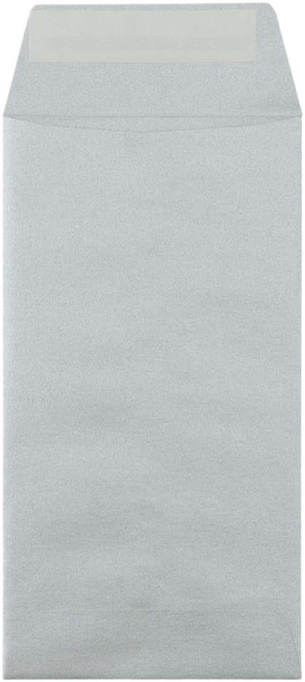 Silver Metallic 32lb #7 Coin Envelopes (3 1/2 x 6 1/2) with Peel & Seal