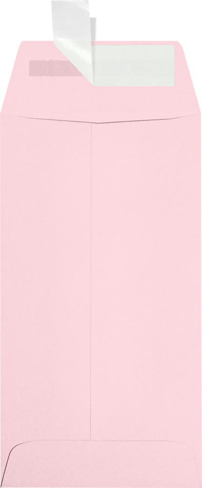Baby Candy Pink 32lb #7 Coin Envelopes (3 1/2 x 6 1/2) with Peel & Seal