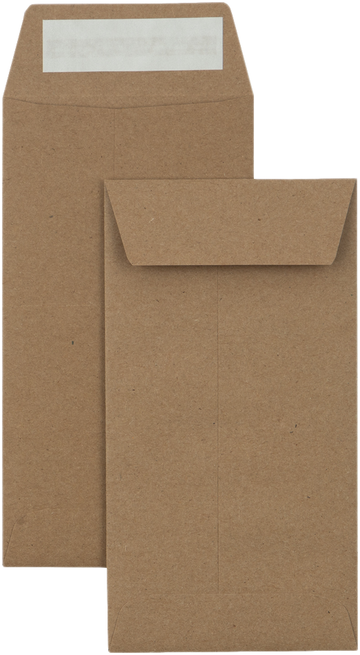 Grocery Bag 28lb #7 Coin Envelopes (3 1/2 x 6 1/2) with Peel & Seal