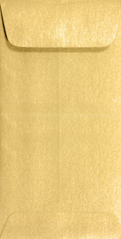 Gold Metallic 32lb #7 Coin Envelopes (3 1/2 x 6 1/2) with Peel & Seal