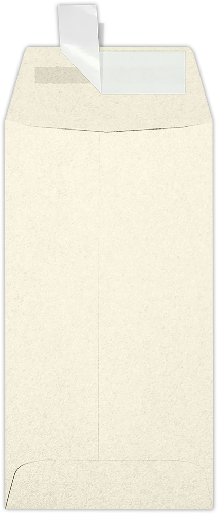 Champagne Ivory Metallic 32lb #7 Coin Envelopes (3 1/2 x 6 1/2) with Peel & Seal