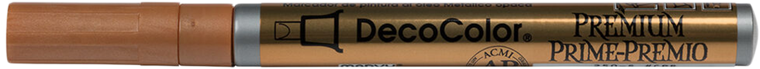 Copper Opaque Leafing Tip Paint Markers