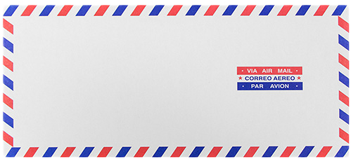 Airmail 20lb #10 Regular Envelopes (4 1/8 x 9 1/2)