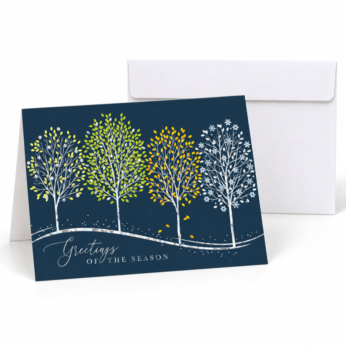 Midnight Seasons 80lb 7 x 5 Foldover Card Set