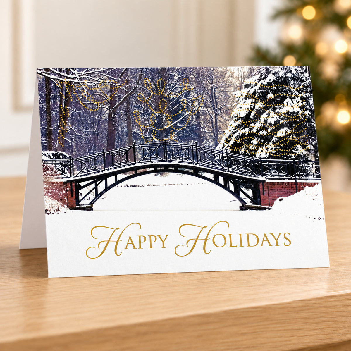 Winter Beauty 80lb 7 x 5 Foldover Card Set