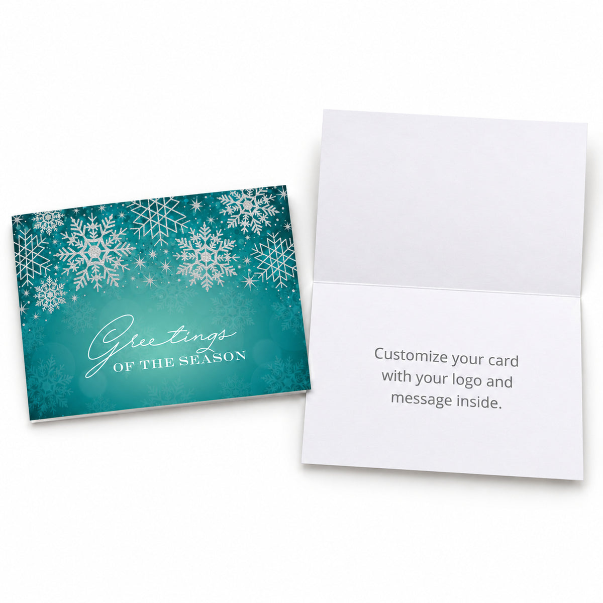 Season's Shimmer 80lb 7 x 5 Foldover Card Set