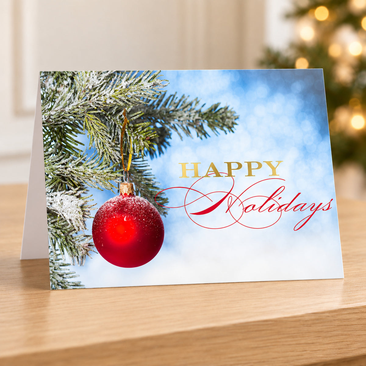Scarlet Standout 80lb 7 x 5 Foldover Card Set
