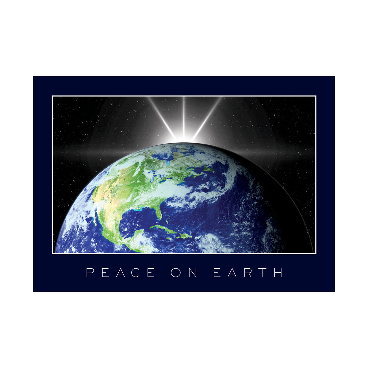 Midnight Peace 80lb 7 x 5 Foldover Card Set
