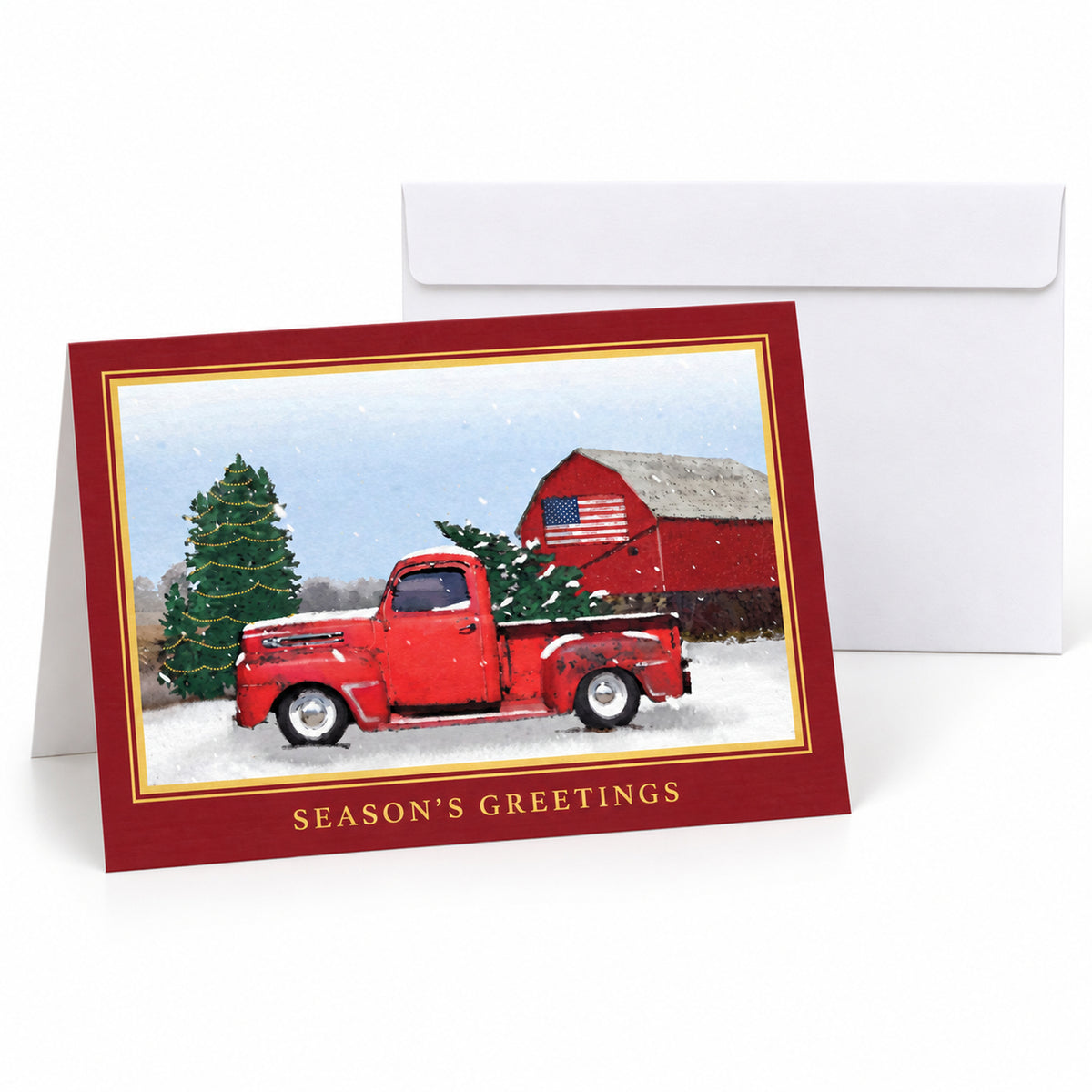 National Pride 80lb 7 x 5 Foldover Card Set