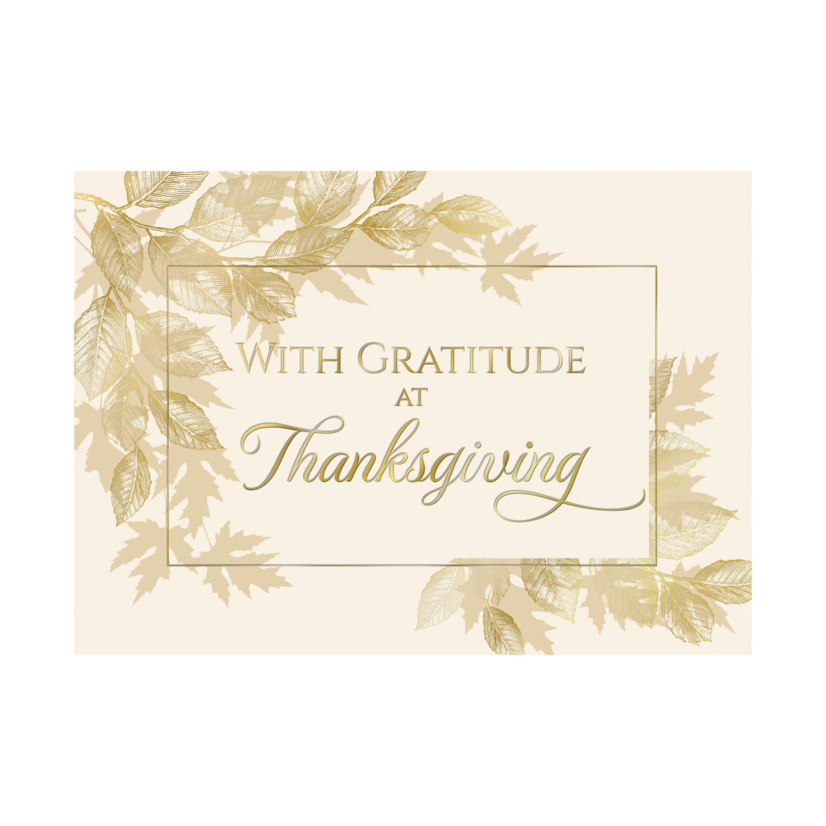 Autumn Gratitude 80lb 7 x 5 Foldover Card Set