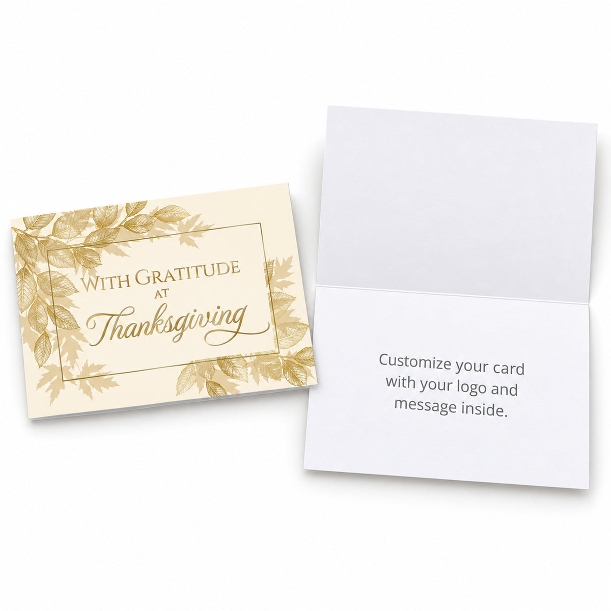 Autumn Gratitude 80lb 7 x 5 Foldover Card Set