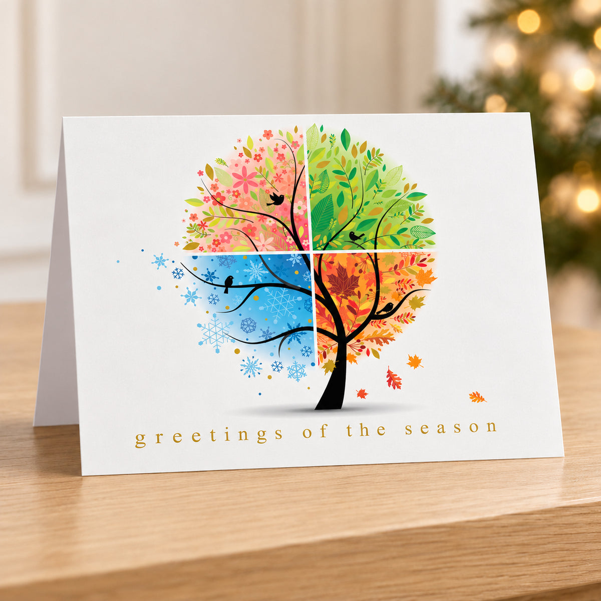 Seasonal Signs 80lb 7 x 5 Foldover Card Set