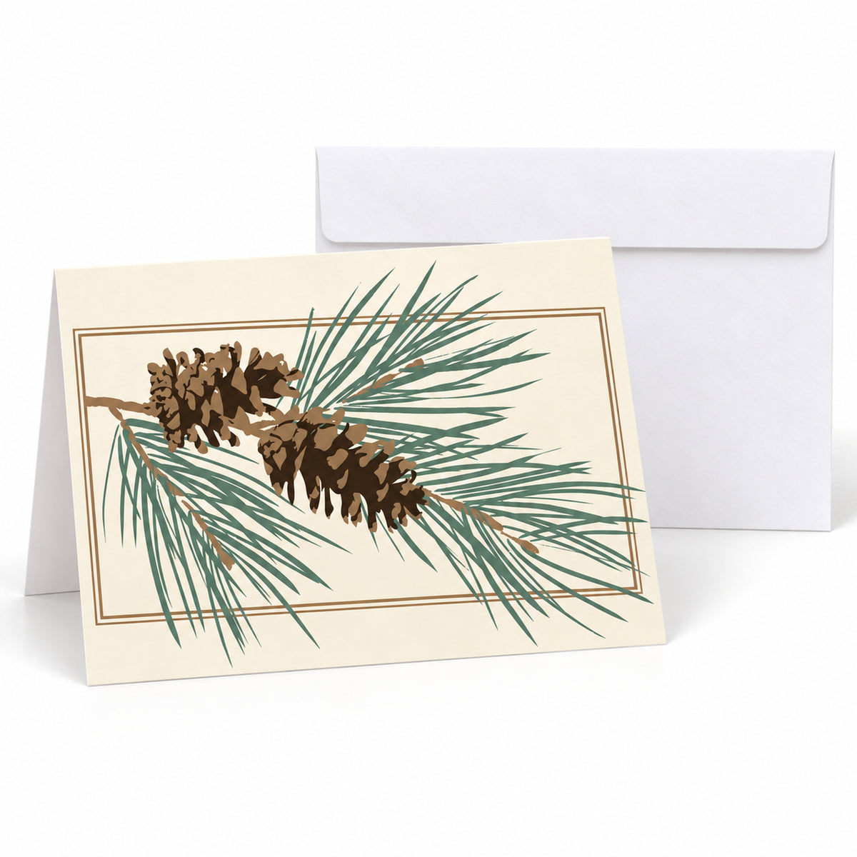 Pine Simplicity 80lb 7 x 5 Foldover Card Set