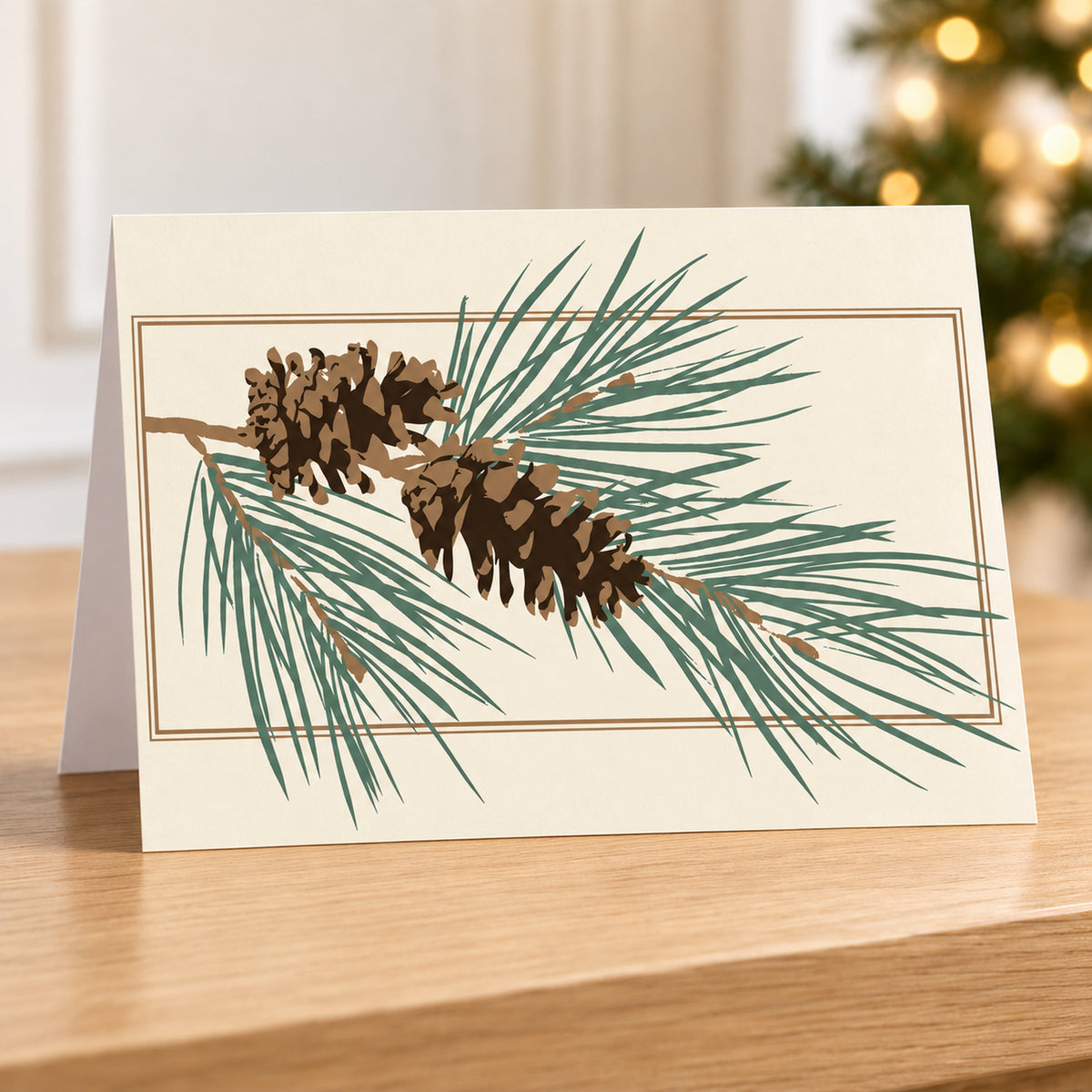 Pine Simplicity 80lb 7 x 5 Foldover Card Set