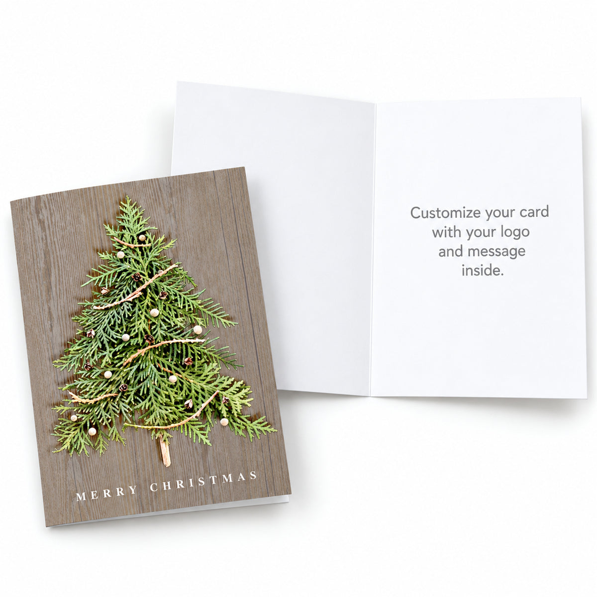 Nature Tree 80lb 5 x 7 Foldover Card Set