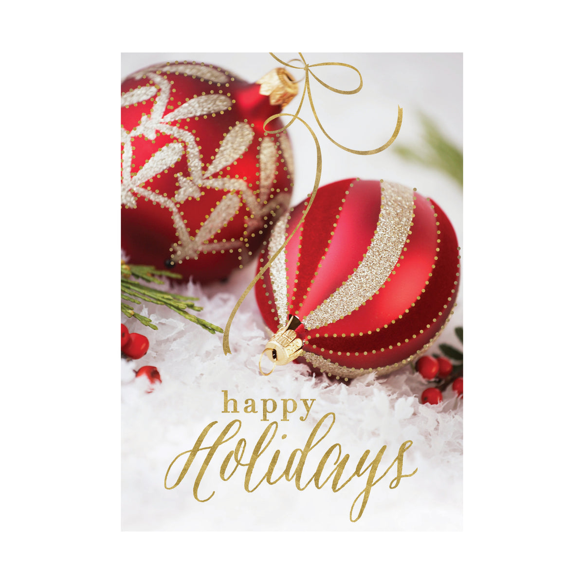 Golden Adornments 80lb 5 x 7 Foldover Card Set