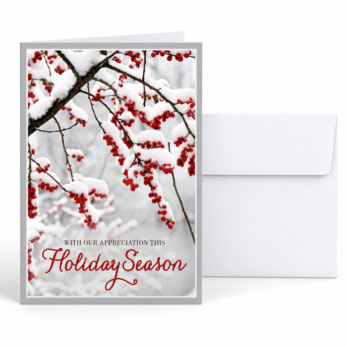 Scarlet Appreciation 80lb 5 x 7 Foldover Card Set