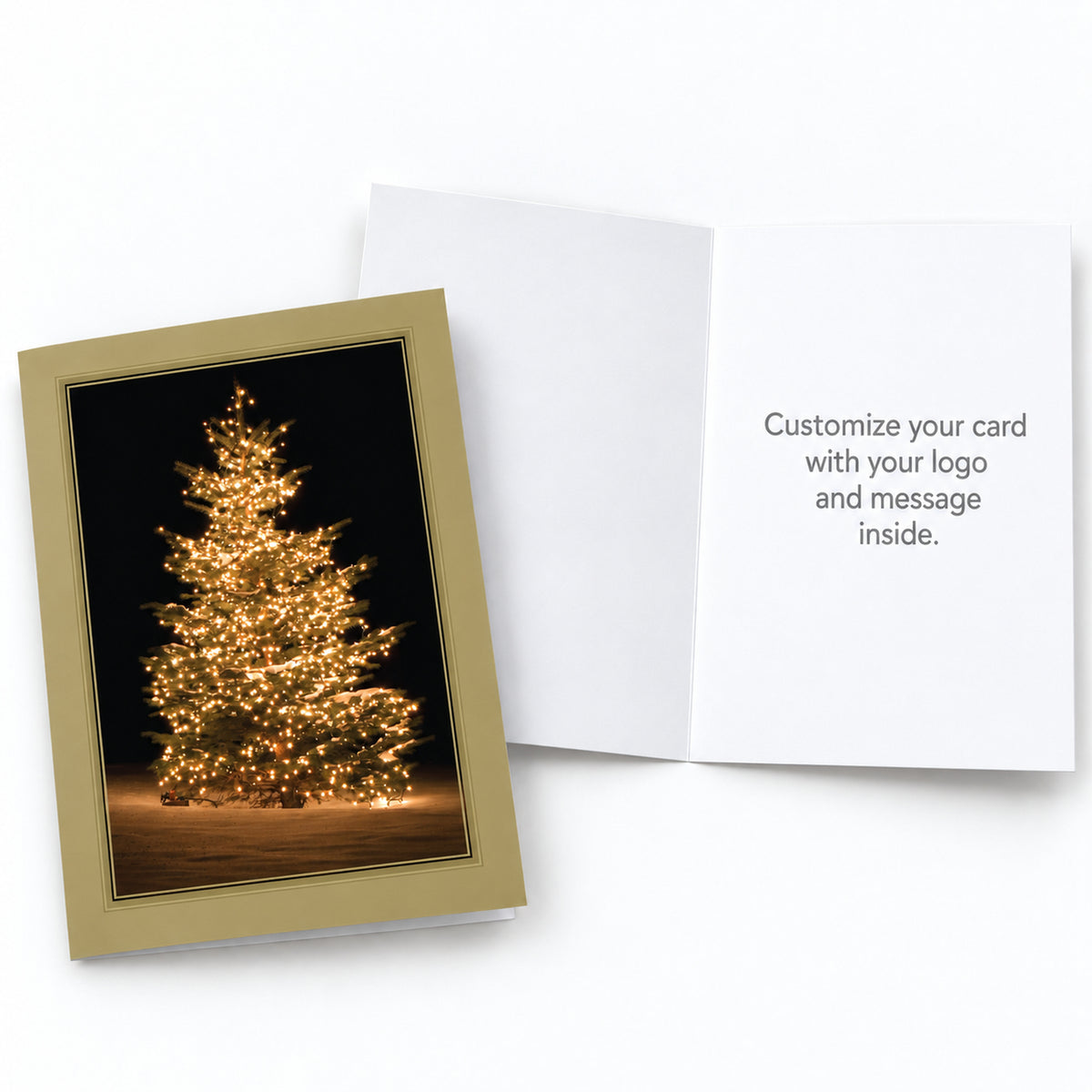 Frosted Elegance 80lb 5 x 7 Foldover Card Set