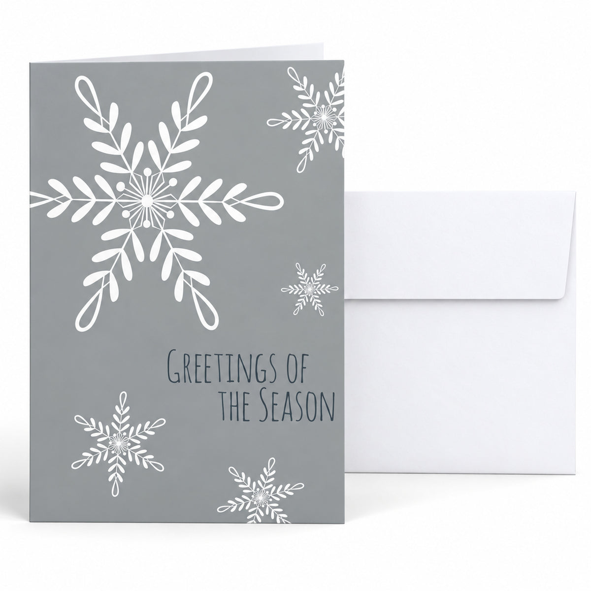 Pewter Greetings 80lb 5 x 7 Foldover Card Set
